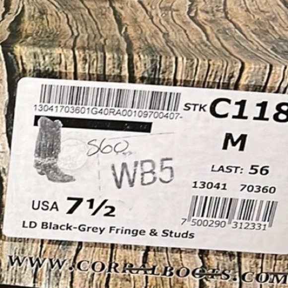 Corral fringe boots size 9 - Picture 4 of 13